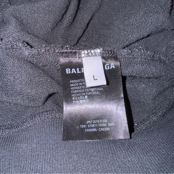 Balenciaga 2018 Rainbow Logo Sweatshirt Hoodie - Picture 10 of 13